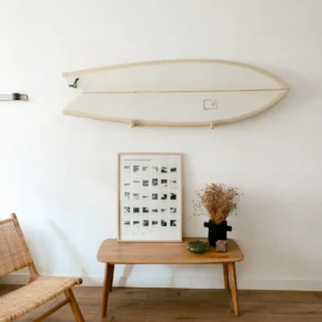 Support Surf Mural Horizontal Bois | Accroche surf