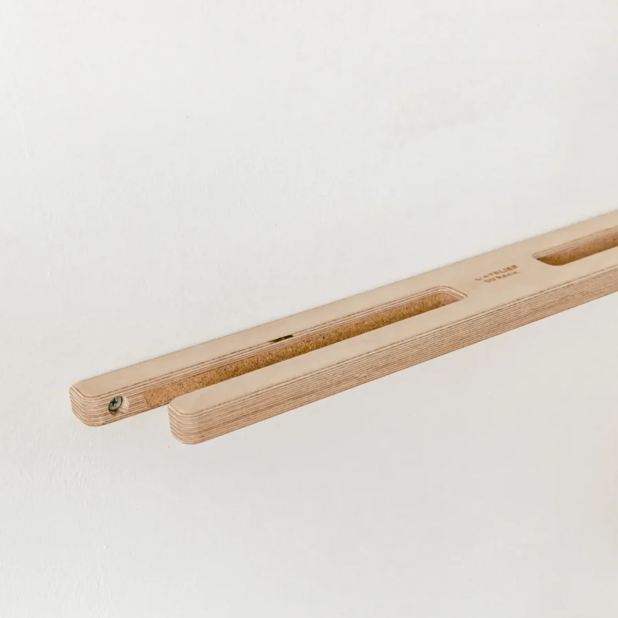 Support Skateboard Mural Bois Double | Rack Longboard